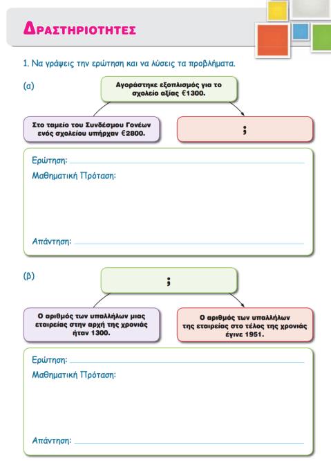 Αξιοποίηση σχεδιαγράμματος για μελέτη δομής προβλήματος Το σχεδιάγραμμα ως