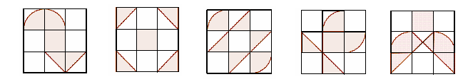 ΑΣΚΗΣΗ 3 Ποιο από τα παρακάτω σχήματα έχει τη μεγαλύτερη χρωματισμένη επιφάνεια (Α) (Β) ( Γ) (Δ) (Ε) ΑΣΚΗΣΗ 4 Αν x, 0001, ποια από τις πιο κάτω παραστάσεις έχει τη μεγαλύτερη αριθμητική τιμή.