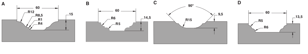 CUTTERHEADS (COMPLEX PROFILE), SUITABLE ON ALL NATURAL WOODS, CHIPBOARD,LAMINATED PANELS, MDF AND MORE. 3048.