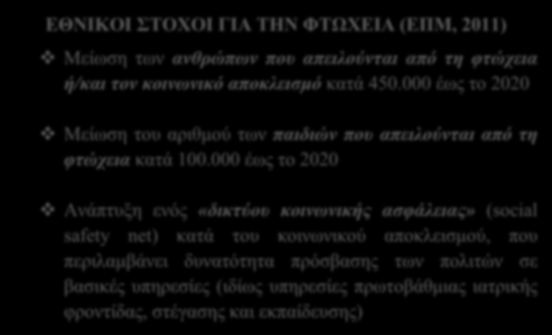 Η επιλογή του μοντέλου της Στοχευμένης Στρατηγικής: α) ενσωματώνει ισχυρές διαστάσεις κοινωνικής δικαιοσύνης και αλληλεγγύης β) εξασφαλίζει προϋποθέσεις θεσμικής, επιχειρησιακής και χρηματοδοτικής