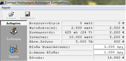 Inverter(TIANYU) : 3φ-10 kw Χαρακτηριστικά γεννήτριας: Μοto Yard ΚΙΝΗΤΗΡΑΣ 4ΧΡΟΝΟΣ ΣΥΝΕΧΟΜΕΝΗ