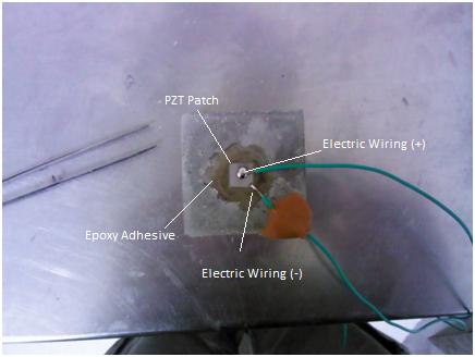 Figure 6.1 Details of the PIC 151 PZT patch Picture 6.