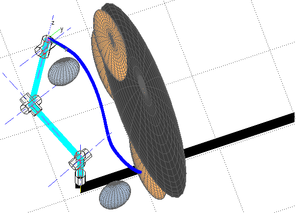 Initial Configuration Trajectory Tracking Closed surface Initial Configuration Closed surface Target Configuration Σχήμα 4: Αναπαράσταση αποτελεσμάτων για σταθεροποίηση του άκρου σε σημείο.