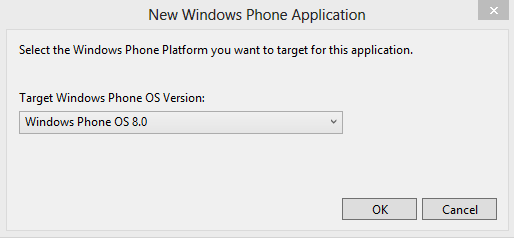 7.7 Δημιουργώντας ένα απλό Windows Phone project στο Visual Studio Ανοίγοντας το πρόγραμμα, κατευθυνόμαστε στο κύριο μενού του προγράμματος μας και πατάμε File > New Project > Visual C# > Windows