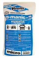 m-manic super & m-manicox Σκόνη καθαρισμού με συνοδευτικό υγρό Cleaning powder with accompanied liquid CODE: 2.00.001 INTRASTAT CODE: 3402.90.