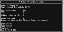 5. Από τη λίστα Configured Printers (Ρυθµισµένοι εκτυπωτές) επιλέξτε Not Installed ( εν είναι εγκατεστηµένος) (αριθµός θύρας = 0) και πατήστε Enter. 6.