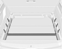 Αποθήκευση 101 Εάν έχει στερεωθεί στη θέση 2, δημιουργείται ένας σχεδόν εντελώς επίπεδος χώρος φόρτωσης εάν οι πλάτες των πίσω καθισμάτων αναδιπλωθούν προς τα εμπρός.