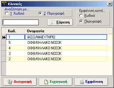 Βοηθητικοί Πίνακες 71 6.1.3 Κάρτα Συνεδρίου (Οθόνη) 6.1.4 Κάρτα Συνεδρίου H κάρτα συνεδρίου παρέχει τα κλασσικά εικονίδια/λειτουργίες της εφαρµογής: ιαγραφή, Ανανέωση από τη Βάση, Εναρξη Μεταβολής, Καταχώρηση & Έξοδο.