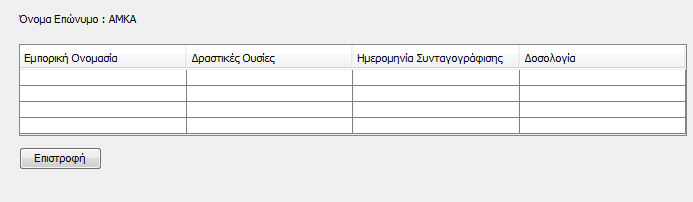 6.5. Πρωτότυπεσ οθόνεσ τησ εφαρμογήσ Σε αρχικό ςτάδιο επεξεργαςίασ δθμιουργιςαμε πρωτότυπεσ οκόνεσ για τθν εφαρμογι μασ.