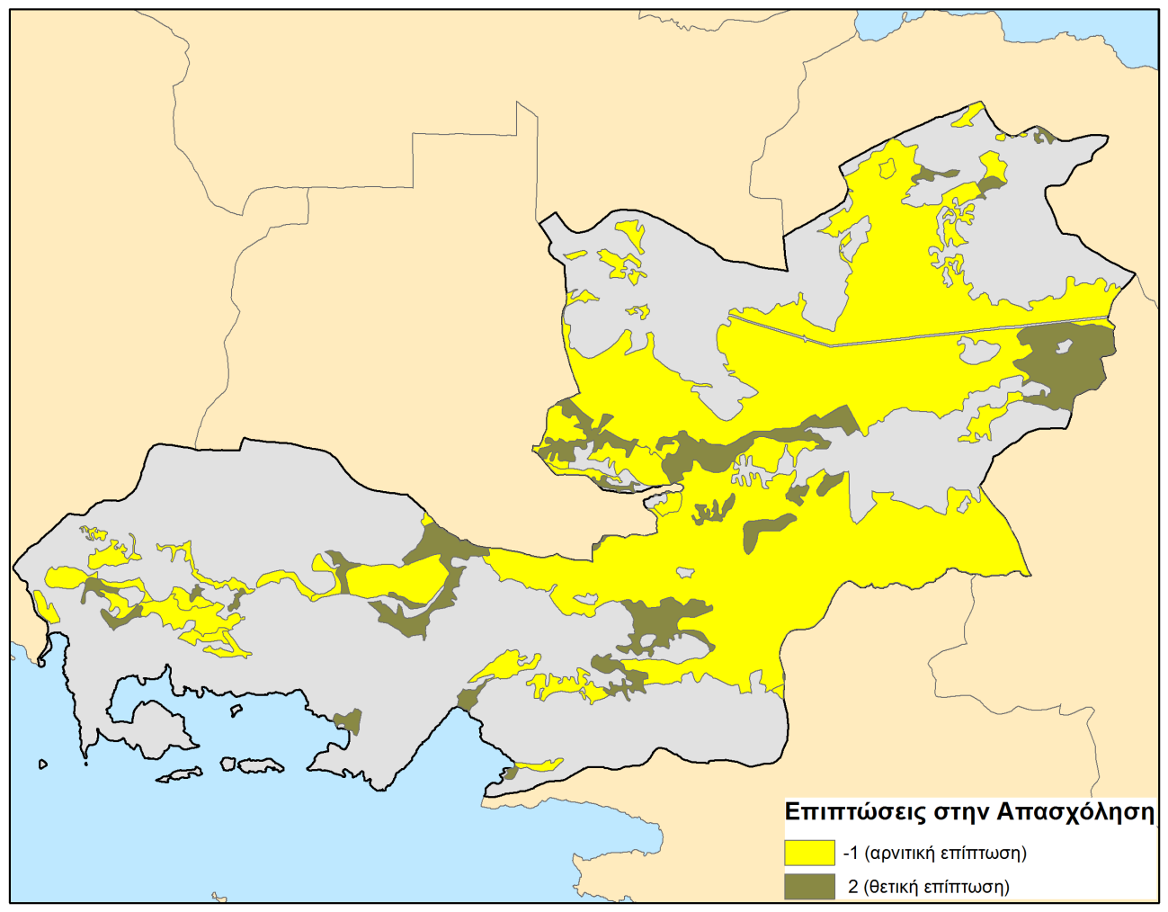 ην Β ελάξην ν ηνκέαο ηεο απαζρφιεζεο παξνπζηάδεη ζεηηθφηεξεο επηπηψζεηο ζε ζρέζε κε ην Ά ελάξην, ιφγν ηεο πςειφηεξεο θαηά 3% Άκεζεο Δλίζρπζεο πνπ ζα ιάβνπλ νη αγξφηεο.