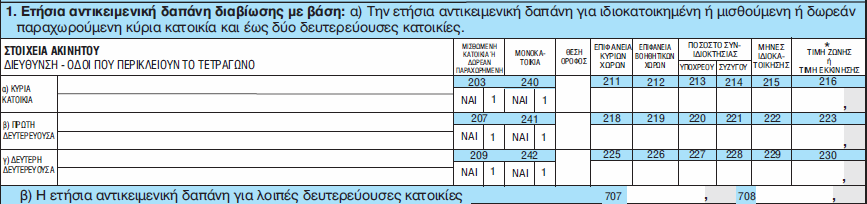 άδειο για αυτό το διάστηµα, όπως φωτοαντίγραφα από τους λογαριασµούς της ΕΗ ή λογαριασµούς νερού ή κοινοχρήστων.