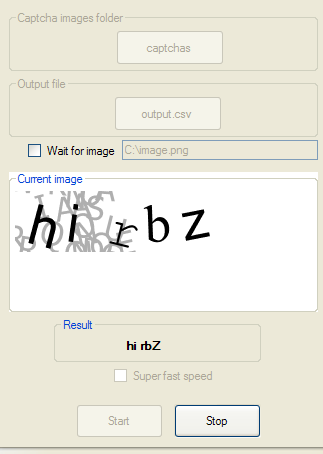 7.6 Μελέτη Περίπτωσης To CAPTCHA Solver OCR 1.1 είναι ένα απλό λογισμικό που μπορεί να «διαβάσει» τις εικόνες με κείμενο, και να επιστρέψει πίσω, το ίδιο το κείμενο.