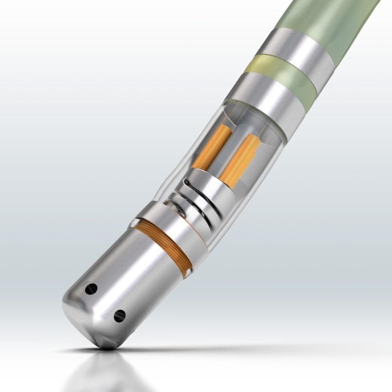 Elestrophysiology advanced due to AF ablation (deflectable tip) 3 sensors receive