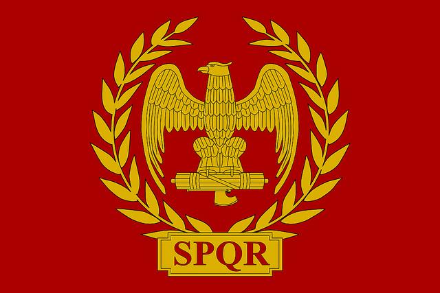 Το σήμα της ρωμαϊκής αυτοκρατορίας Όταν ο Ταρκύνιος, ο πρώτος Ετρούσκος