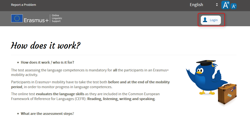 ERASMUS+ ONLINE LINGUISTIC SUPPORT OLS ΥΠΟΧΡΕΩΤΙΚΑ ΘΑ
