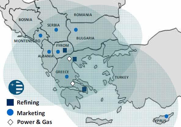 Μ. και αποτελεί μία από τις κυρίαρχες εταιρείες εμπορίας πετρελαιοειδών στην Κύπρο, την Σερβία, τη