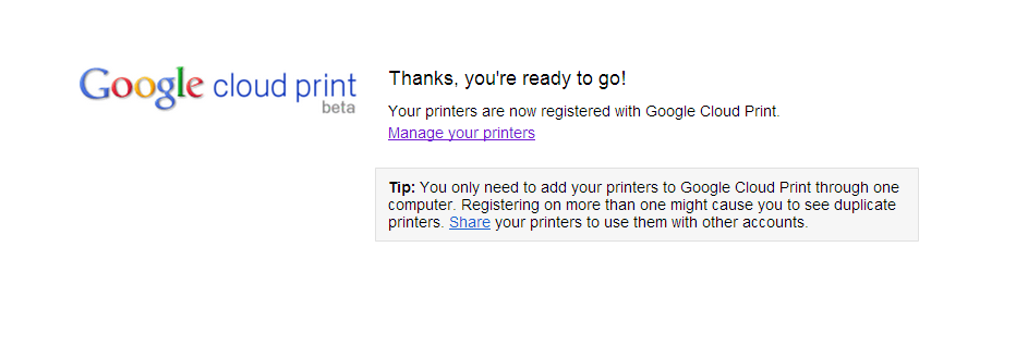 6. Κάτω από το Classic Printers (Κλασικοί εκτυπωτές) κάντε κλικ στην επιλογή Add printers (Προσθήκη εκτυπωτών). 7. Εισέλθετε χρησιμοποιώντας το λογαριασμό σας στο Google. 8.