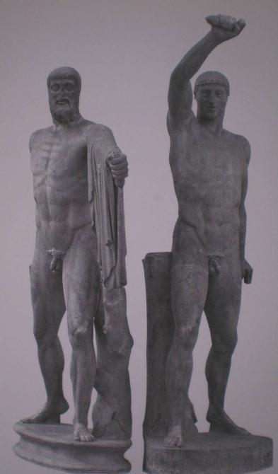 Οι τυραννοκτόνοι των Κρίτιου και Νησιώτη. 477/6 π.χ. Αντίγραφα.