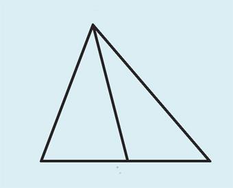 οξυγώνιο Σχήμα 5 ορθογώνιο Σχήμα 6 αμβλυγώνιο Σχήμα 7 Μ μ α Σχήμα 8 Ένα τρίγωνο, ανάλογα με το είδος των γωνιών του, λέγεται οξυγώνιο, όταν έχει όλες τις γωνίες του οξείες (σχ.