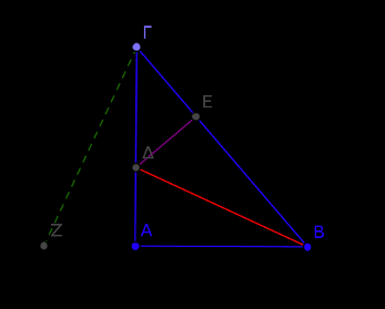 37 Δίνεται ορθογώνιο τρίγωνο ΑΒΓ (Α=90 0 ) και η διχοτόμος του ΒΔ.