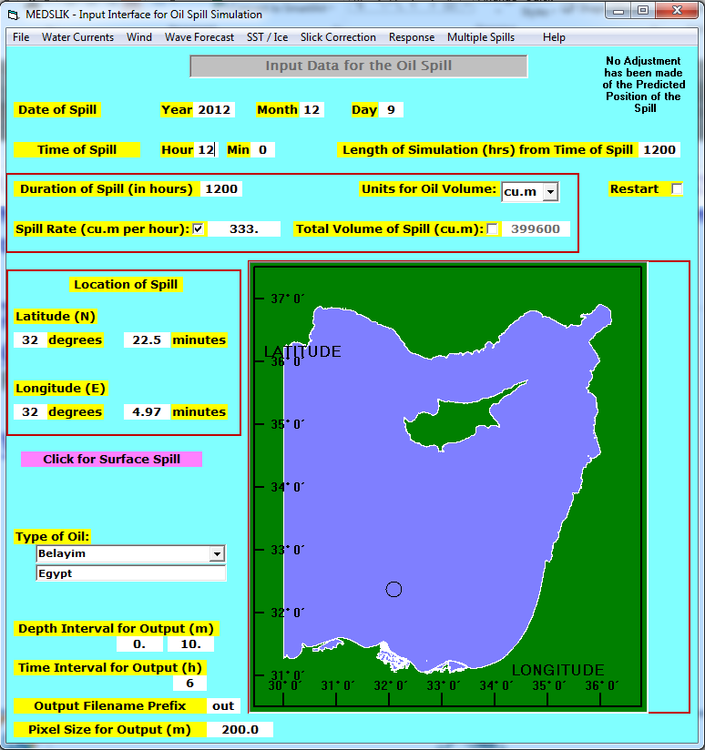 Στις 9 Δεκεμβρίου 2012, στις 07:00 UTC, αναφέρθηκε μια υποθετική έκρηξη σε υπεράκτια πλατφόρμα