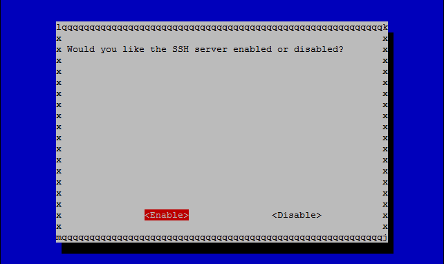 Σχήμα Α-7: Ενεργοποίηση SSH Ενεργοποίηση μέσω τερματικού Η ενεργοποίηση SSH μέσω τερματικού μπορεί να γίνει πολύ εύκολα με χρήση της εντολής: sudo mv /boot/boot_enable_ssh.