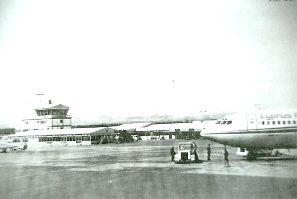 Εικόνα 22: Άποψη του παλαιού αεροδρομίου της Λάρνακας, 1975 Πηγή: http://www.hermesairports.com/showpage.php?