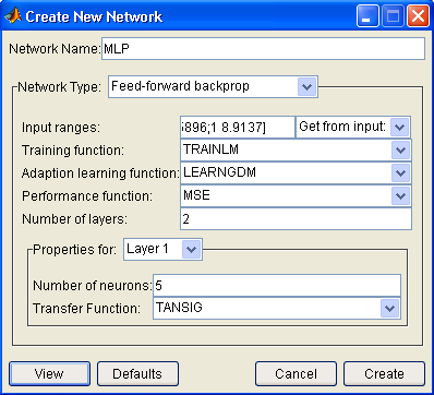 Για να εισάγουµε τα δεδοµένα από το workspace στο Network/Data Manager πατάµε το κουµπί Import. Εµφανίζεται το dialog της Εικόνας 5.20.