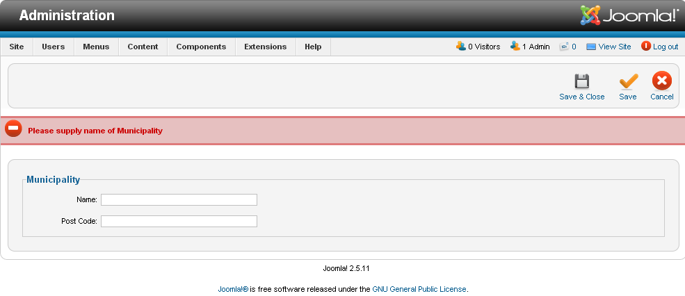 Περιβάλλον διαχείρισης backend για χρήστες με Εικόνα