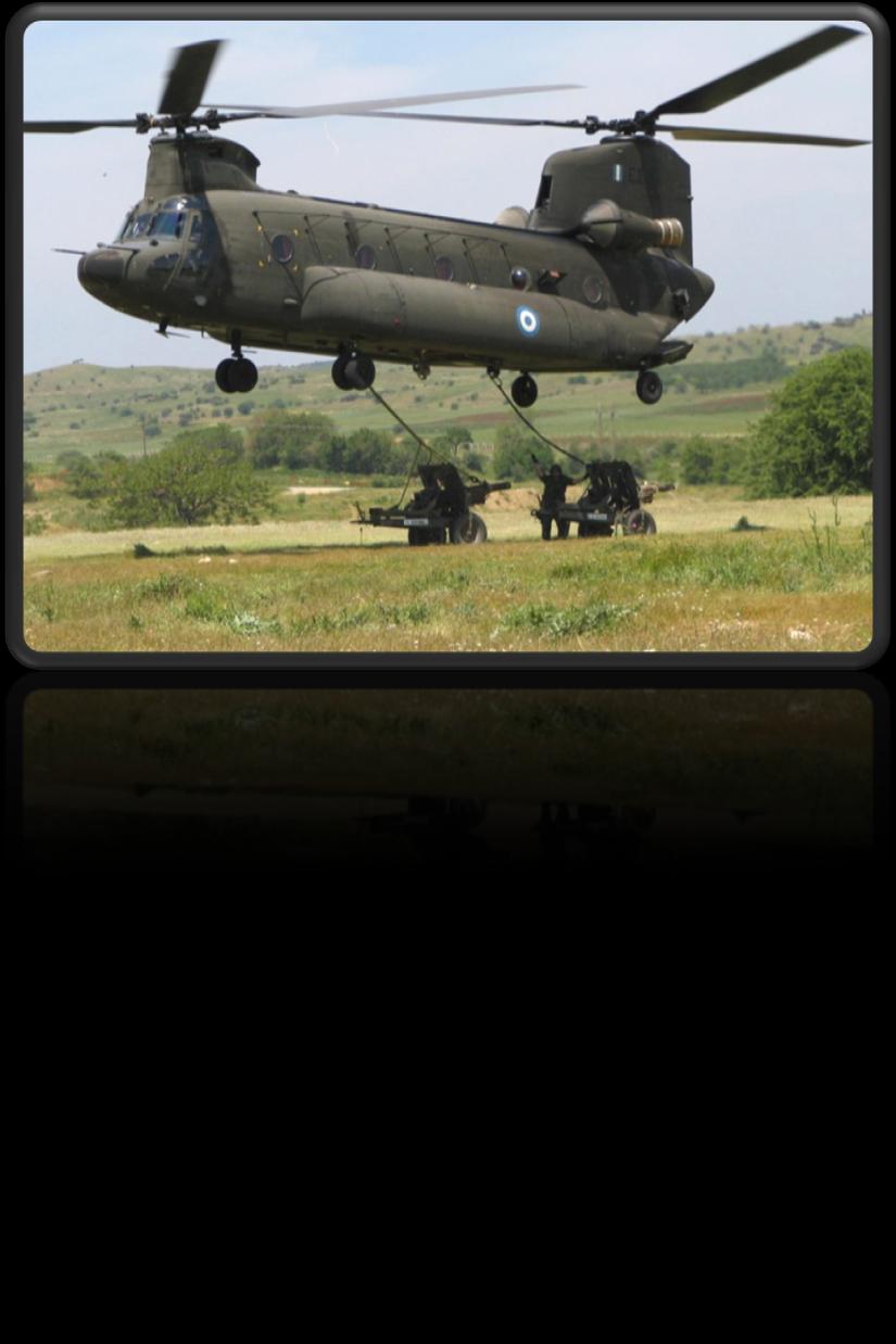 1982: Ένταξη των ελικοπτέρων CH-47 1996: Ένταξη των ελικοπτέρων AH-64A ΙΣΤΟΡΙΚΑ