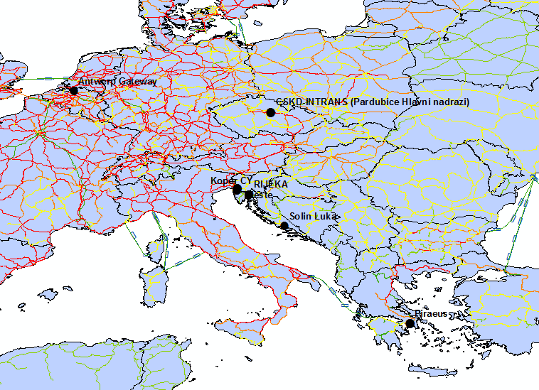 4.4 Ο ρόλος της βάσης δεδομένων ETIS στην παρούσα εργασία Τα στοιχεία που περιλαμβάνονται στους Πίνακες 1,2,3 και 4 παρέχονται από τη βάση ETIS τόσο σε μορφή κειμένου όσο και σε μορφή ηλεκτρονικού