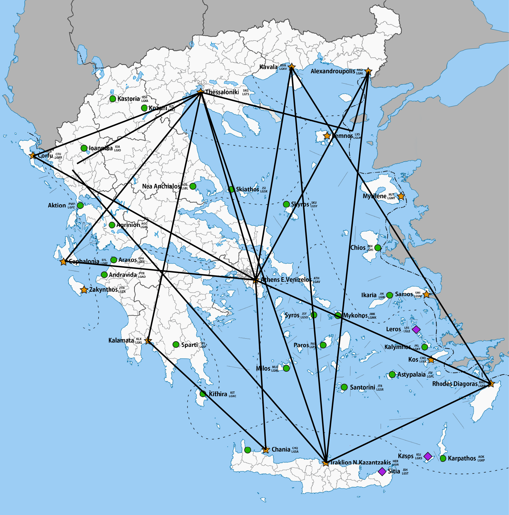 Ορισμός 5.7.1 Διαδρομή Hamilton (Hamilton path) καλείται η διαδρομή ή οποία περνάει από όλους τους κόμβους του γράφου ακριβώς μία φορά. Ορισμός 5.7.2 Κύκλωμα Hamilton είναι η κλειστή διαδρομή που διατρέχει τις κορυφές του γράφου χωρίς όμως να περάσει από την ίδια κορυφή δυο φορές.