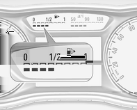 92 Όργανα και χειριστήρια Στροφόμετρο Δείχνει τις στροφές του κινητήρα. Οδηγείτε κατά το δυνατόν περισσότερο σε χαμηλές στροφές σε κάθε σχέση.