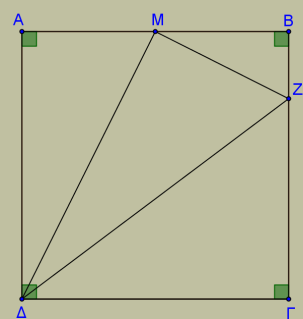 ΘΕΜΑ 4ο 4_19680. Στο ορθογώνιο τρίγωνο ΑΒΓ, που φαίνεται στο διπλανό σχήμα, ισχύουν ότι ΑΒ = 6, BΓ = 10 και το ΑΔ είναι το ύψος του προς την υποτείνουσα ΒΓ. α) Να αποδείξετε ότι AΓ = 8.