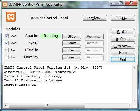 Έτσι είναι σύνηθες μετά την προσθήκη μιας δομής με τον τρόπο αυτό να απαιτείται χειροκίνητη παρέμβαση στον κώδικα. 3.9. XAMPP 3.9.1.