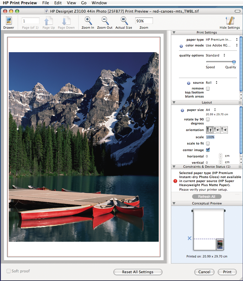 Κάντε κλικ στο κουµπί PDF στο κάτω µέρος του παραθύρου διαλόγου Print (Εκτύπωση) και µετά κάντε κλικ στην επιλογή HP Print Preview (Προεπισκόπηση εκτύπωσης της HP).
