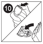και ξεπλύνετε κάτω από ζεστό νερό βρύσης (εικόνα 11) ή χρησιμοποιήστε το βουρτσάκι που παρέχεται στη συσκευασία. Αφήστε να στεγνώσει φυσικά. 4.