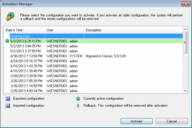 Bosch Video Management System Καθολικά παράθυρα του Configuration Client el 197 Εμφάνιση Βοήθειας Εμφανίζει τη Βοήθεια εφαρμογής Bosch VMS. Πληροφορίες.