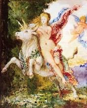 Η Ευρώπη και ο ταύρος, Moreau (1869) Εμφανίστηκε γύρω στα 1885. Στα έργα κυριαρχεί η σύνθεση και η προσπάθεια της έκφρασης ιδεών μέσω σχημάτων.