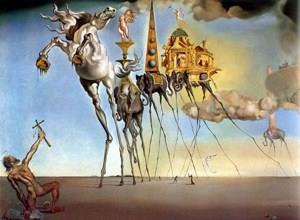 Οι προκλήσεις του Άγιου Αντωνίου, Dalí (1946) Γεννήθηκε γύρω στο 1920 στο Παρίσι ως αντίδραση στην καταστροφικότατα του Ντανταϊσμού.