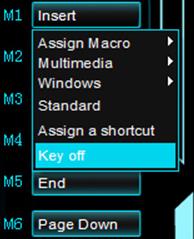 2) Επιλέξτε την επιθυμητή λειτουργία από το αναδυόμενο παράθυρο Αντιστοίχιση Μακροεντολής και πιέστε το πλήκτρο OK. Στο παραπάνω παράδειγμα έχει επιλεγεί η συντόμευση Ctrl + C.