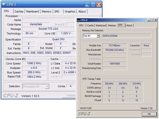 Το CPU-Z είναι μια δωρεάν εφαρμογή παρακολούθησης του προφίλ του συστήματος που ανιχνεύει την κεντρική μονάδα επεξεργασίας, μνήμη RAM, μητρική πλακέτα και άλλα χαρακτηριστικά του υλικού ενός