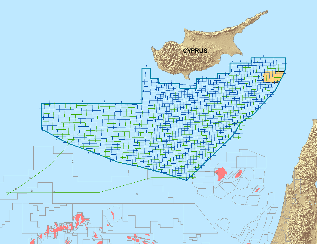 Γεωθςζικέρ Έπεςνερ MC2D-CYP2006: 6,770 line km 2D MC3D-CYP2007: 659 sq.