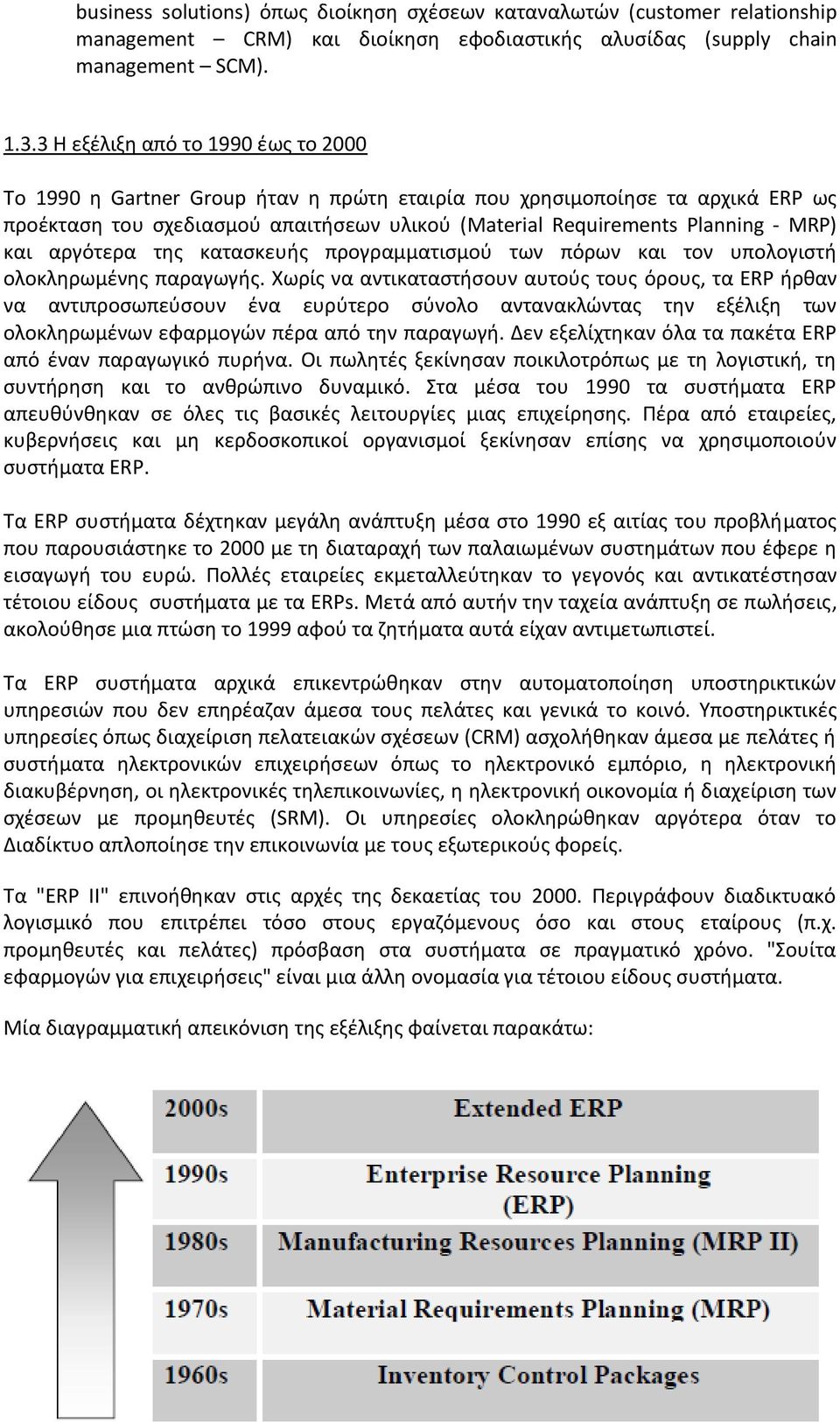 και αργότερα της κατασκευής προγραμματισμού των πόρων και τον υπολογιστή ολοκληρωμένης παραγωγής.