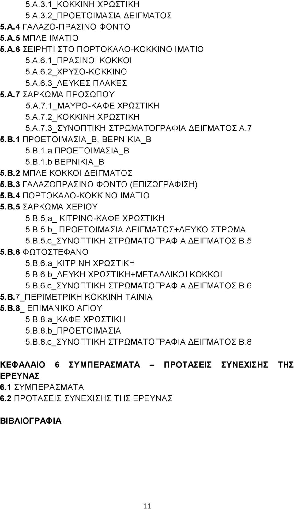 Β.3 ΓΑΛΑΖΟΠΡΑΣΙΝΟ ΦΟΝΤΟ (ΕΠΙΖΩΓΡΑΦΙΣΗ) 5.Β.4 ΠΟΡΤΟΚΑΛΟ-ΚΟΚΚΙΝΟ ΙΜΑΤΙΟ 5.Β.5 ΣΑΡΚΩΜΑ ΧΕΡΙΟΥ 5.Β.5.a_ ΚΙΤΡΙΝΟ-ΚΑΦΕ ΧΡΩΣΤΙΚΗ 5.Β.5.b_ ΠΡΟΕΤΟΙΜΑΣΙΑ ΔΕΙΓΜΑΤΟΣ+ΛΕΥΚΟ ΣΤΡΩΜΑ 5.Β.5.c_ΣΥΝΟΠΤΙΚΗ ΣΤΡΩΜΑΤΟΓΡΑΦΙΑ ΔΕΙΓΜΑΤΟΣ B.