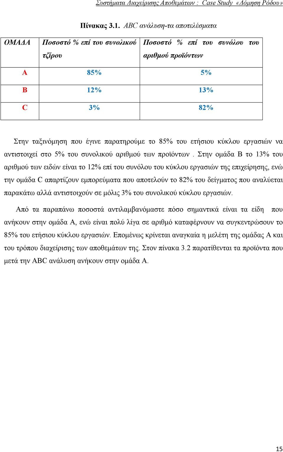 ετήσιου κύκλου εργασιών να αντιστοιχεί στο 5% του συνολικού αριθμού των προϊόντων.