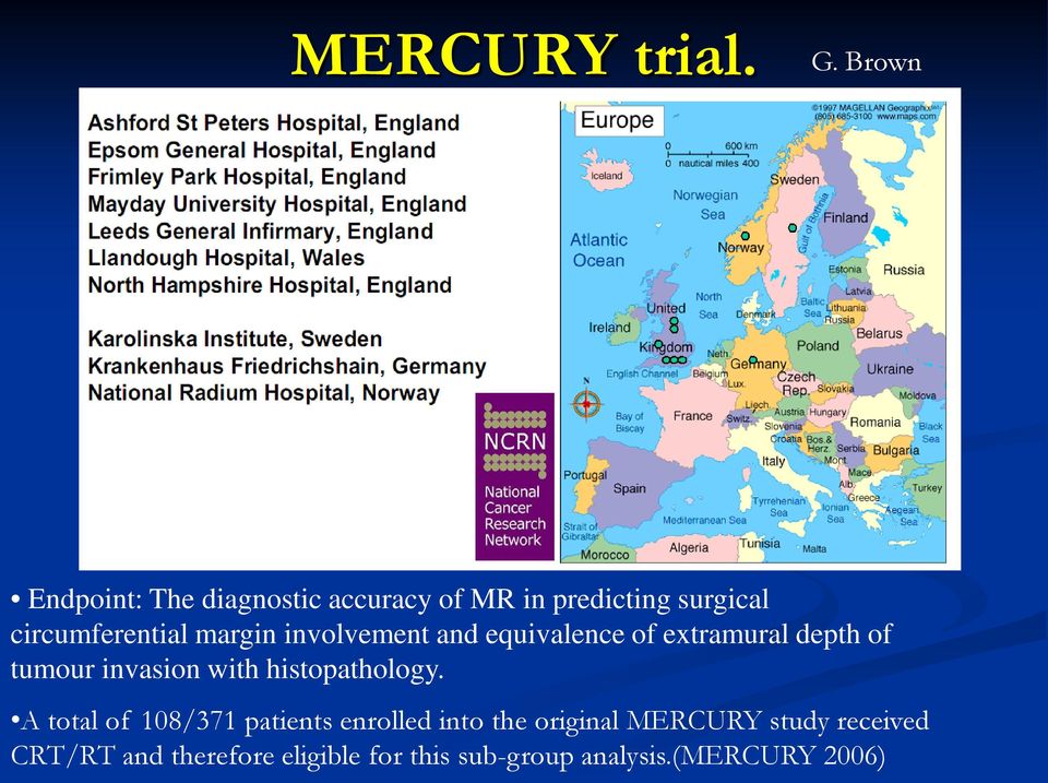 margin involvement and equivalence of extramural depth of tumour invasion with