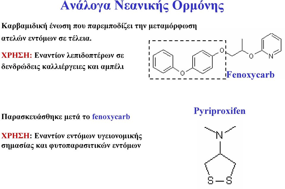 ΧΡΗΣΗ: Εναντίον λεπιδοπτέρων σε δενδρώδεις καλλιέργειες και αμπέλι