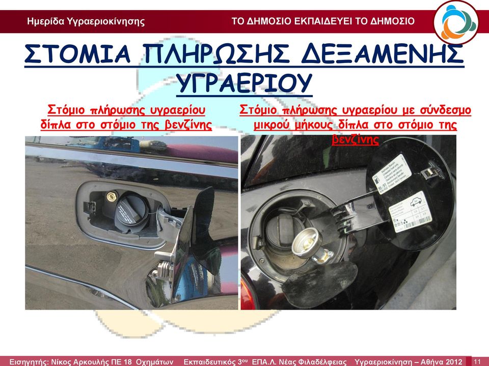 βενζίνης ΥΓΡΑΕΡΙΟΥ Στόμιο πλήρωσης