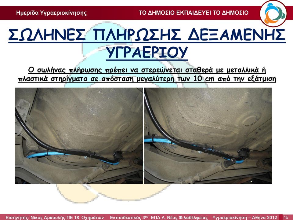 σταθερά με μεταλλικά ή πλαστικά στηρίγματα